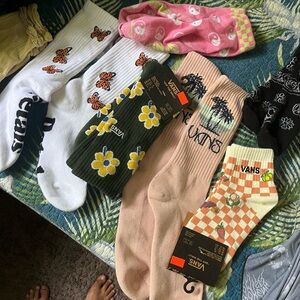 Vans and Nikes women’s socks